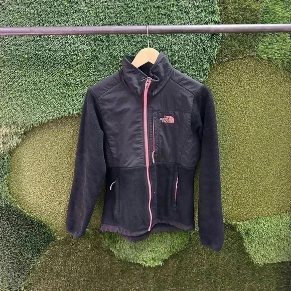The North Face Tops - The  North Face Black Pink Denali Small